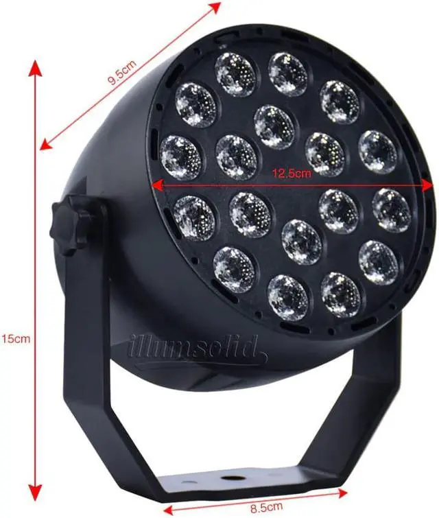 Alt view image 2 of 5 - led uv light 18x3W Ultraviolet Black Lights for ty Bar Club DJ Dsico KTV Wedding Pub Church Show
