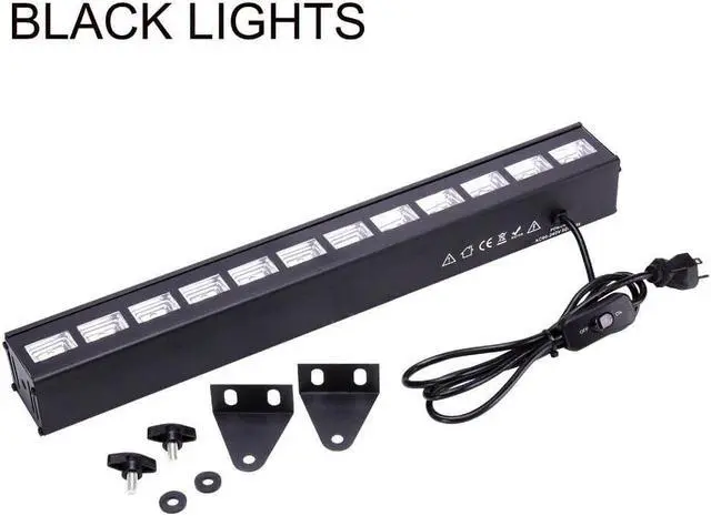 Alt view image 4 of 5 - 1Set DJ 36W Par Lamp 12 LED Disco UV Violet Black Lights Party Christmas Bar Lamp Laser Stage Wall Washer Spot Light Backlight