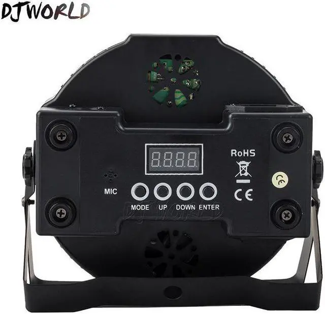 Alt view image 4 of 5 - Wireless Remote Control 7x12W RGBW 4in1 Color 7x18W RGBWA UV 6in1 Mixing Light for KTV  Party Ballroom DJ Disco Music