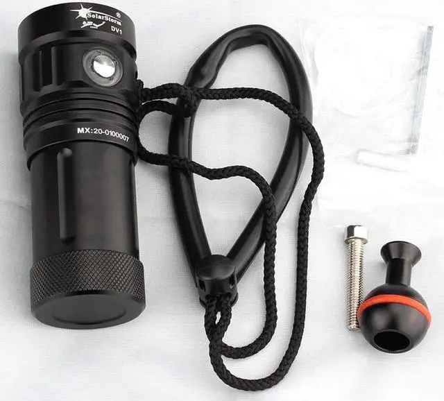 Alt view image 5 of 5 - Diving Flashlights L2 UV LED Lamp Diving Video Light Scuba Dive Torch Underwater lanterna  100m Waterproof Searchlight