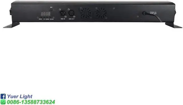 Alt view image 5 of 5 - Double Row UV Bar Light LED 72W Stage Light Effect 24 LEDs DJ Disco UV Lighting Purple Wall Washer For Party Club Christmas Lamp