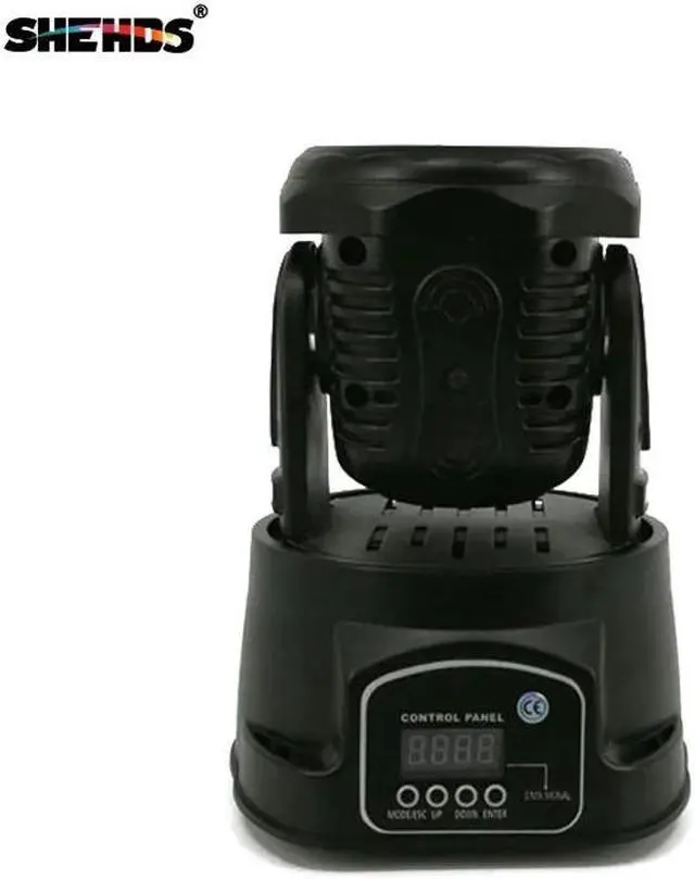 Alt view image 3 of 5 - Moving Head Light 5X18W RGBWA+UV 6in1  Lamp Stage Lighting Effect Disco Strobe Lights with 10/15channels