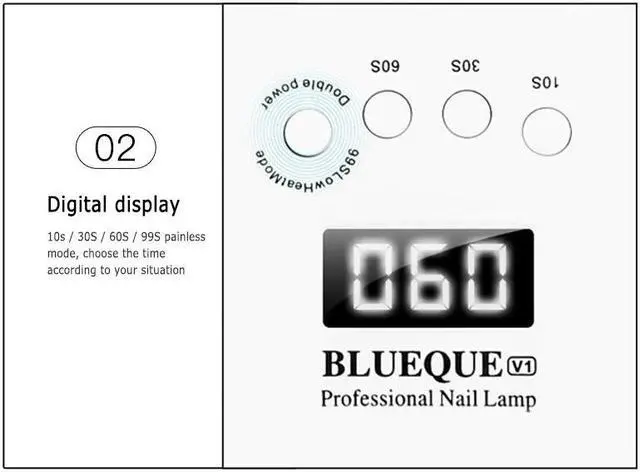 Alt view image 4 of 5 - 168W Nail Lamp Quick-drying Induction UV Cross-border Led Nail Polish Glue Baking Lamp Hot Sale Convenient