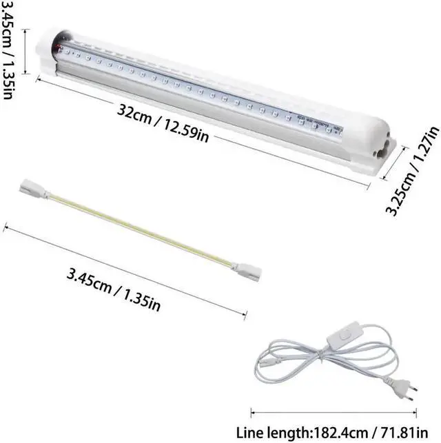 Alt view image 4 of 5 - Disco Light 10W Stage Light DJ UV Purple  Tube For Party Christmas Bar Lamp Laser Stage Wall Washer Spot Light Backlight