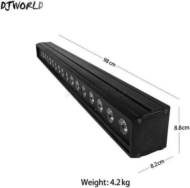 Alt view image 4 of 5 - Wash Wall Light18x18W RGBWA+UV 6in1 Stage Lighting Running Horse Point Control for Stage TV Studio Church Party Disco Club