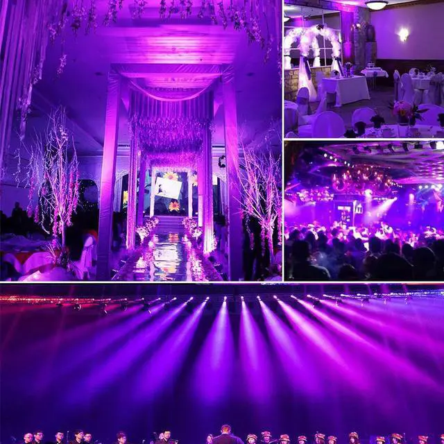 Alt view image 5 of 5 - 18 LED UV lighting effects Professional Stage Light Disco DJ Projector Machine Party with Wireless Remote Control