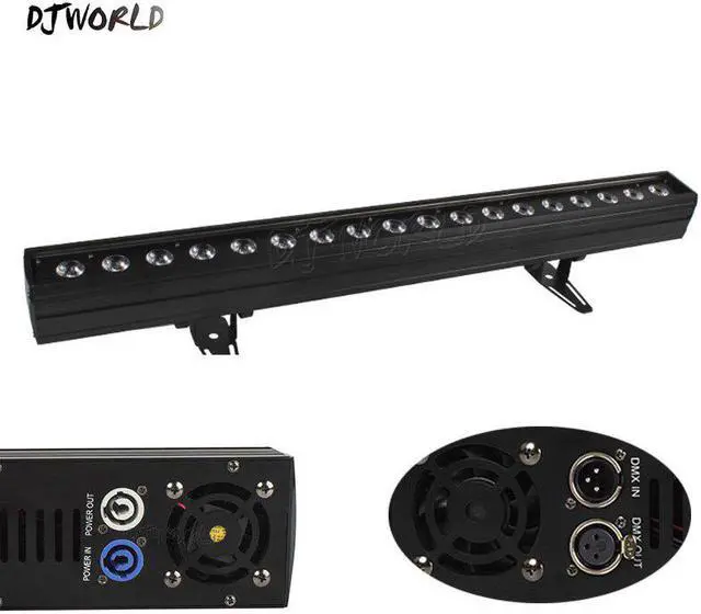 Alt view image 2 of 5 - Wash Wall Light18x18W RGBWA+UV 6in1 Stage Lighting Running Horse Point Control for Stage TV Studio Church Party Disco Club