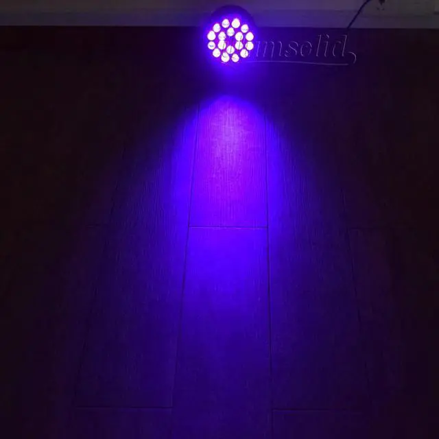 Alt view image 4 of 5 - led uv light 18x3W Ultraviolet Black Lights for ty Bar Club DJ Dsico KTV Wedding Pub Church Show
