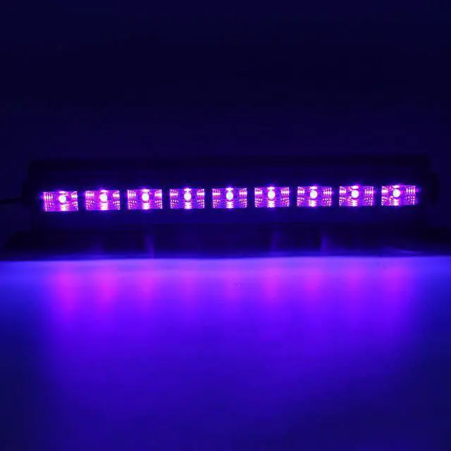 Alt view image 2 of 5 - 6W/9W Remote Control Wall Lamp UV Purple Night Light Voice Control Dance Lamp Special Effects for Halloween Party Sale