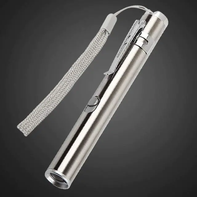 Main image of Self Defense 3in1 / 2in1 Mini USB Rechargeable LED Laser UV Torch Pocket Pen LED Flashlight Camping Lanterna