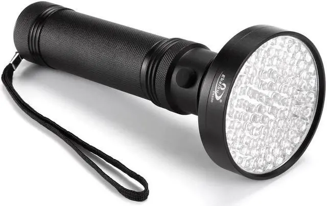 Alt view image 3 of 5 - Portable 100 LED UV Flashlight Handheld Ultraviolet Black Torch Light For Finding Pet Dog and Cat Urine Stain Phosphors