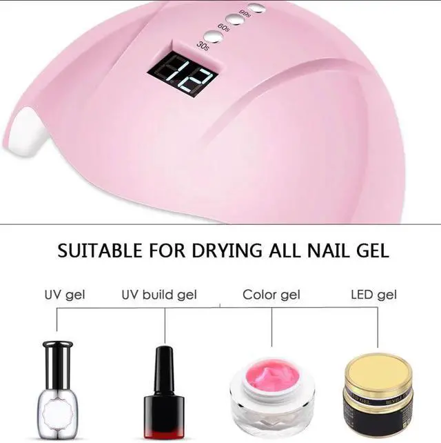 Alt view image 4 of 5 - Pink SUN X5plus Lamp 110/36W Nail UV LED Lamp Gel Professional Nail Dryer Cure Manicure Nail Machine Nail Art Tools