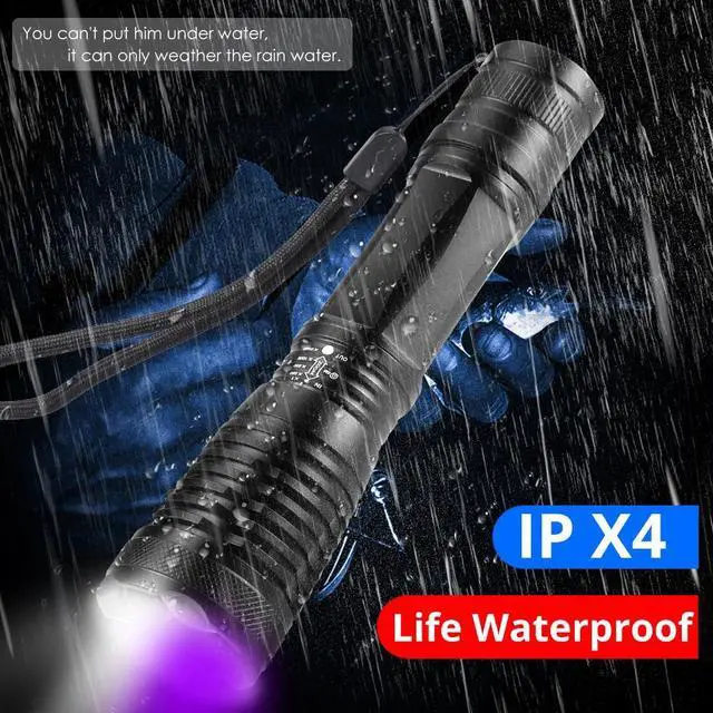 Alt view image 5 of 5 - 2 in 1 UV Flashlight LED Linternas Torch 395nm Ultraviolet Urine Detector Light for camping Carpet Pet Urine Catch Scorpions