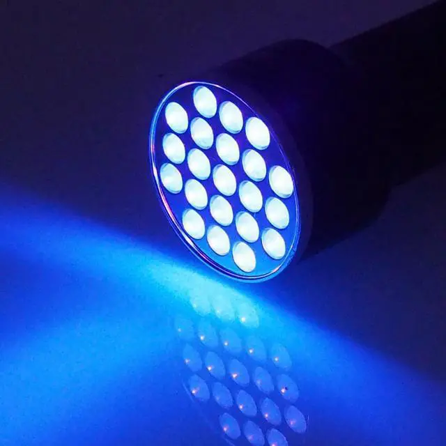 Alt view image 4 of 5 - UV Flashlights bright torch Ultraviolet Black Light UV Flashlight 12  21 UV Light pratical inspection light
