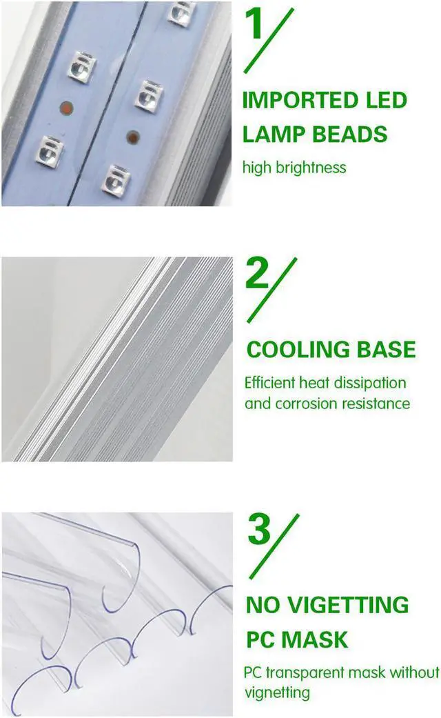 Alt view image 5 of 5 - 10W Disco light UV LED Blacklight Integrated Tube UV Curing Lamp LED Violet Light Tube for Blacklight Party Body Paint