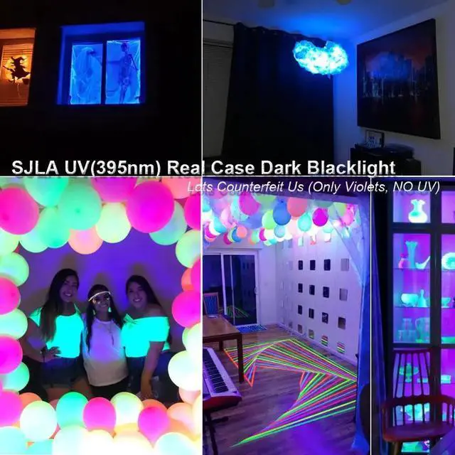 Alt view image 5 of 5 - UV LED Stage Light Effect Lamp Ultraviolet Disco Dj Black Par Laser Party KTV DIY Poster Prom Christmas Halloween Smoke Machine