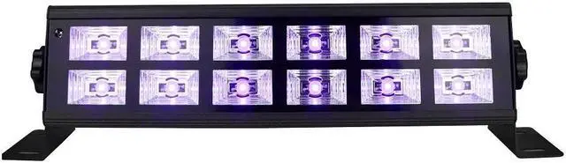 Alt view image 2 of 5 - 72W 24LEDs 36W 54W 12leds 18leds DMX512 DJ LED UV Stage Light Bar Black Party Club Disco For Christmas Indoor Stage Effect Light