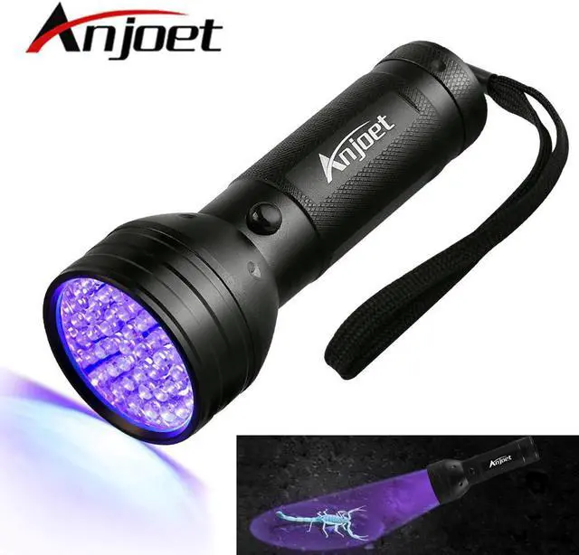 Main image of High quality UV Light 51LED 21LED 100LED UV Light 395-400nm LED UV Flashlight torch light lamp safety UV detection
