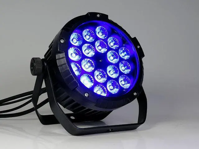 Alt view image 5 of 5 - 18X18W RGBWA+UV waterproof led Par Light, IP65 LED PAR DMX LED wash light professional stage DJ equipment disco light