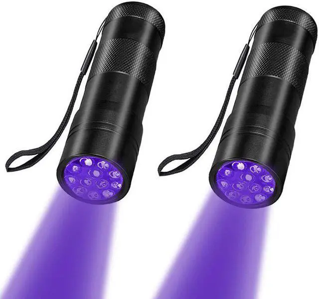 Main image of 12 LEDs 395nm UV Handheld Flashlight Black Light Ultraviolet Urine Detector Torch linterna For Dog/Cat/Pet Urine & Dry Stains