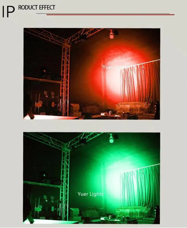 Alt view image 4 of 5 - LED Par Light 18X15W Dj LED Par Cans RGBWA-UV 6IN1 Wash Disco Light DMX Controller Dj Effect For Small Party KTV Stage Lighting