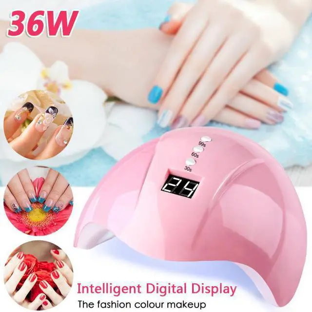 Main image of 36W Gel Lamp Portable LED Nail Light Intelligent Induction Nail Gel Polish Nail Lamp Profession Uv Lamp Nail Dryer Manicure Tool