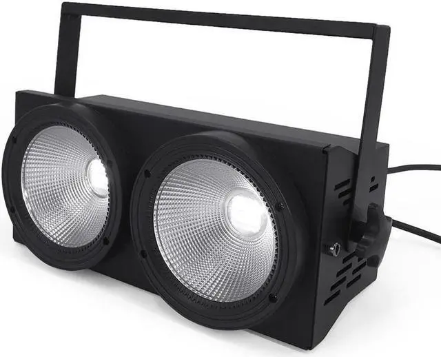 Main image of 2x100W Led COB Par Lights 200W Led audience blinder lights RGBWA UV 6IN1 warm white cool white Led Strobe wash disco dj light