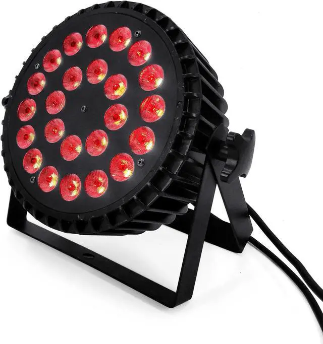 Alt view image 3 of 5 - Par lights 24x18W RGBWA UV 6in1 led Stage light RGBW 4in1 wash light  led Strobe light Using silent fan Aluminum shell