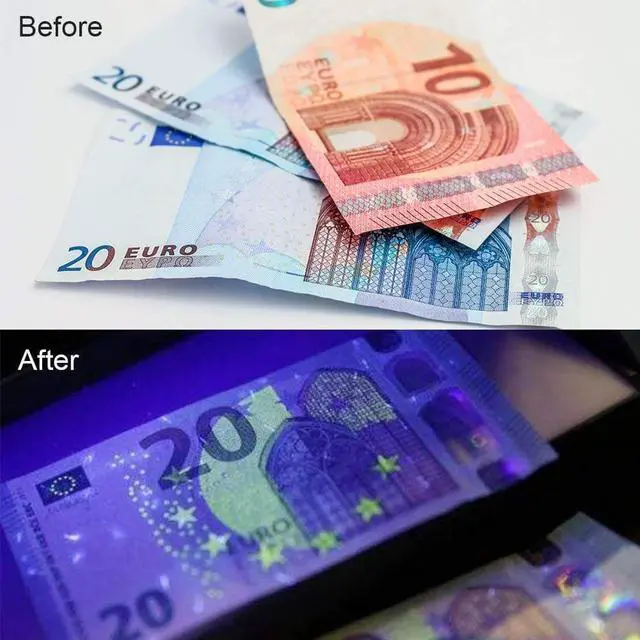 Alt view image 4 of 5 - 3 Modes LED UV Flashlight Ultraviolet Torch Zoom Function Mini UV Light Pet Urine Stains Detector Scorpion Hunting Use AA/14500