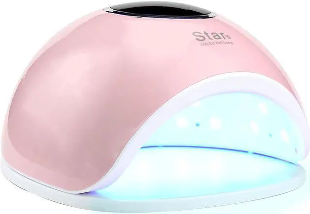 Alt view image 4 of 5 - 5 UV Nail Lamp High Power Nailpolish Dryer UV Gel Polish Curing Light LED Nail Art Lamp