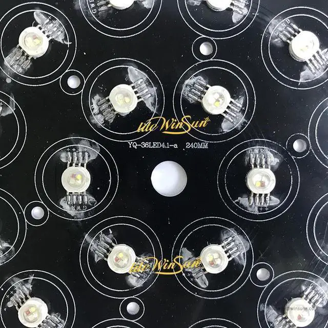 Alt view image 3 of 4 - LED Plate Disk for 36*10W 36*15W 36*18W RGBW  RGBWA  RGBWA-UV LED Wash Moving Head Light LED Board 44V