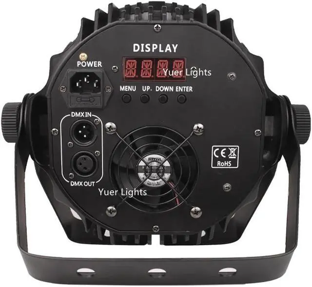 Alt view image 3 of 5 - LED Par Light 18X15W Dj LED Par Cans RGBWA-UV 6IN1 Wash Disco Light DMX Controller Dj Effect For Small Party KTV Stage Lighting