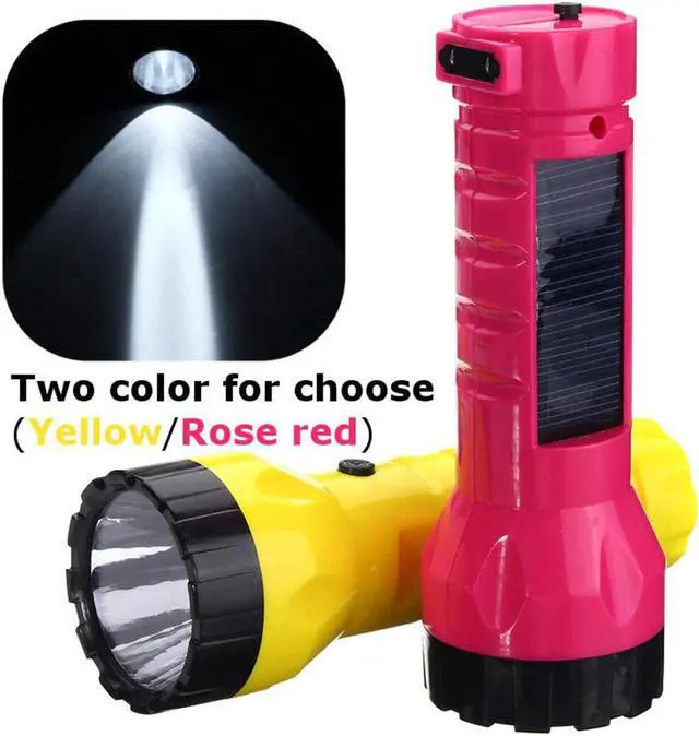 Alt view image 2 of 5 - Bright Torch Hiking Strong Light Outdoor Lantern Flashlight Portable Direct Charging Solar Rechargeable Emergency Lamp UV