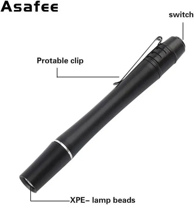 Alt view image 2 of 5 - UltraViolet LED Mini Pen Light Nurse Inspection Pen Lamp LED Flashlight Ultraviolet Medical Pen Lamp