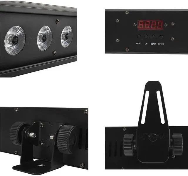 Alt view image 5 of 5 - Wash Wall Light18x18W RGBWA+UV 6in1 Stage Lighting Running Horse Point Control for Stage TV Studio Church Party Disco Club