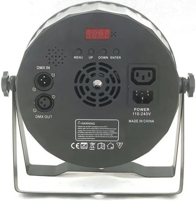 Alt view image 2 of 5 - 9x18W led par light 6in1 RGBWA UV Led Stage Light LED Flat SlimPar dj lights led Strobe Equipments Controller