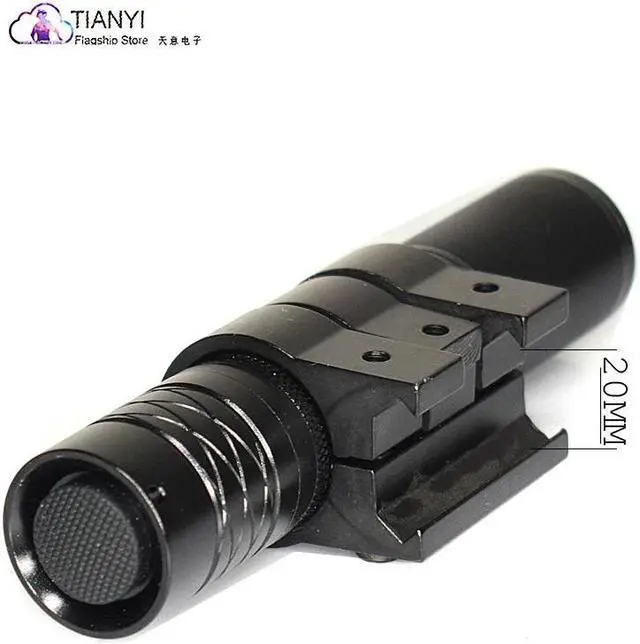 Alt view image 2 of 5 - 850nm Led IR Night Vision Hunting Flashlight Gun Light 500yard Zoomable Focus Tactical Infrared Radiation Weapon Light 5 Watt