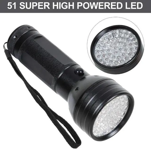 Alt view image 3 of 5 - UV LED Flashlight LED Torch Light Lamp AAA Battery Checker Detection Ultraviolet led uv flashlight torch light Lamp UV