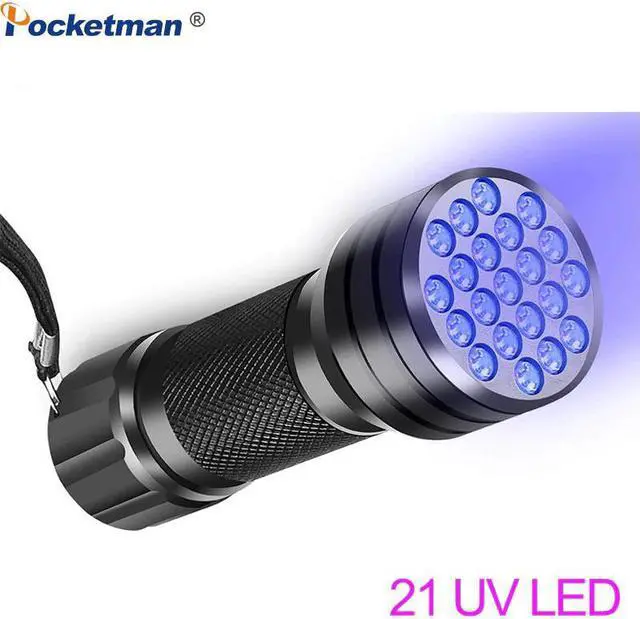 Alt view image 2 of 5 - UV Flashlights bright torch Ultraviolet Black Light UV Flashlight 12  21 UV Light pratical inspection light