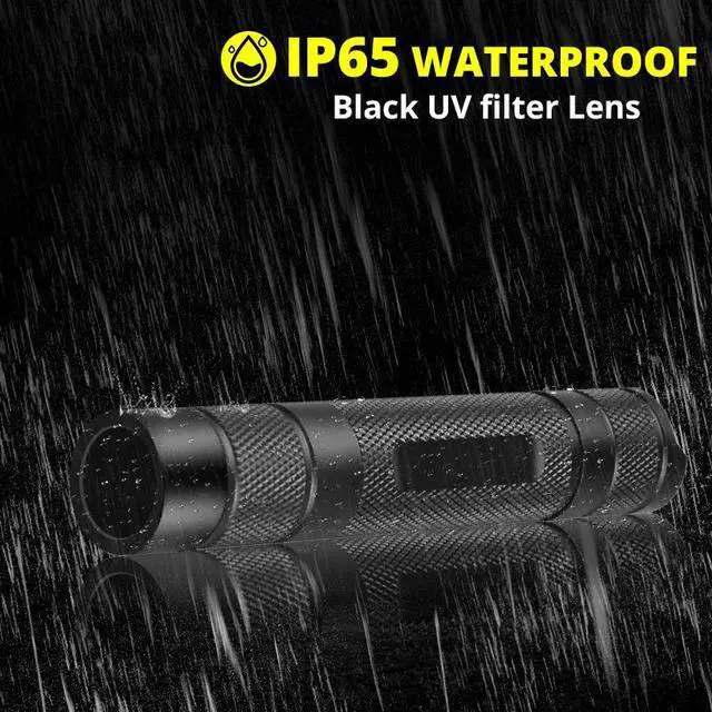 Alt view image 5 of 5 - 100W Super Bright led UV flashlight 18650 uv torch scorpion ultra violet light ultraviolet light Upgrade UV lamp beads