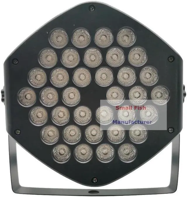 Alt view image 2 of 5 - Flat Par 36X3W  Violet Color Lighting UV With DMX512 For Disco DJ Projector Machine Party Christmas Decoration Purple Pro Dj