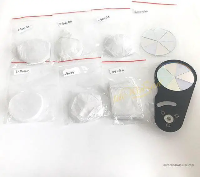 Alt view image 3 of 5 - 10pcs Beam 5R 7R Beam 280W Lighting Accessories Prism/Ultraviolet Glass(UV Glass)/Colorful Glass