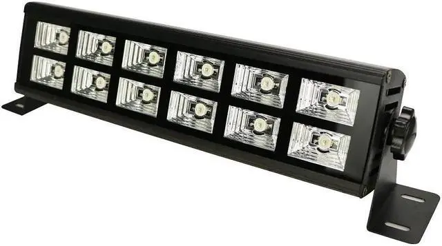 Alt view image 4 of 5 - 72W 24LEDs 36W 54W 12leds 18leds DMX512 DJ LED UV Stage Light Bar Black Party Club Disco For Christmas Indoor Stage Effect Light