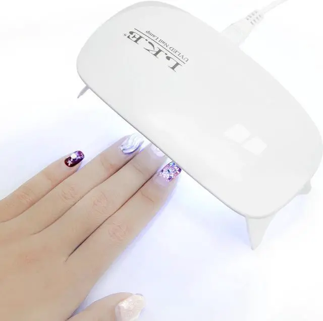 Alt view image 2 of 5 - 12W Nail Dryer LED UV Lamp Micro USB Gel Varnish Curing Machine For Home Use Nail Art Tools Lamps For Nail