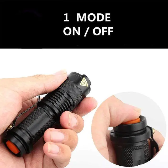 Alt view image 4 of 5 - UV Light Torch Flashlight Ultraviolet led flashlights Ultra Violet Invisible Ink Marker Detection ZOOM linterna Led Torch
