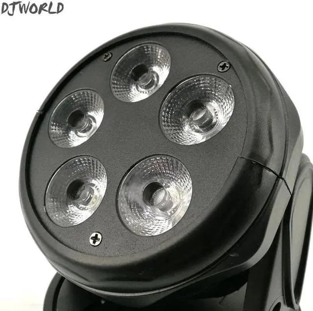 Alt view image 2 of 5 - Head LED Wash 5x18W RGBWA+UV Stage Lighting 6in1 RGBWA+UV For Disco DJ Party KTV Lights Stroboscope Club And Bars