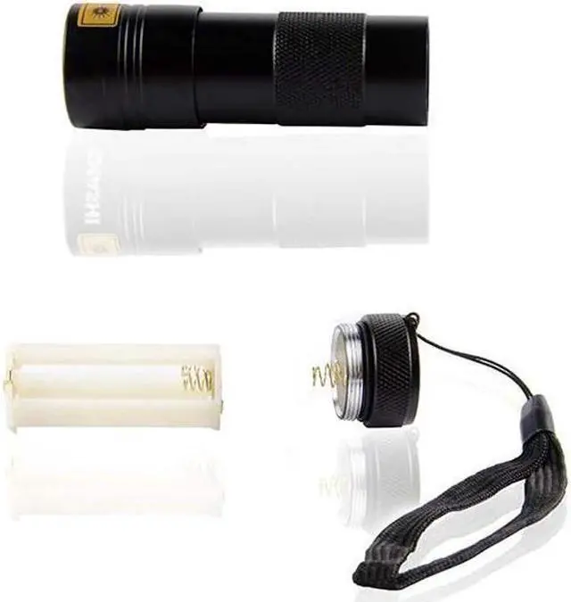 Alt view image 2 of 5 - 12 LED Mini UV Ultra Violet Flashlight Blacklight Light Inspection Lamp Electric Torch