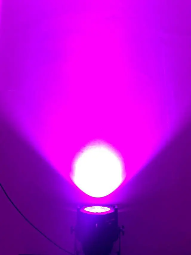 Alt view image 4 of 5 - par 200 W COB RGBWA UV 5in1/RGBW 4in1/rvb 3in1/blanc froid chaud  UV Par Par64  projecteur lumière dj