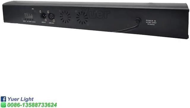 Alt view image 4 of 5 - Double Row UV Bar Light LED 72W Stage Light Effect 24 LEDs DJ Disco UV Lighting Purple Wall Washer For Party Club Christmas Lamp