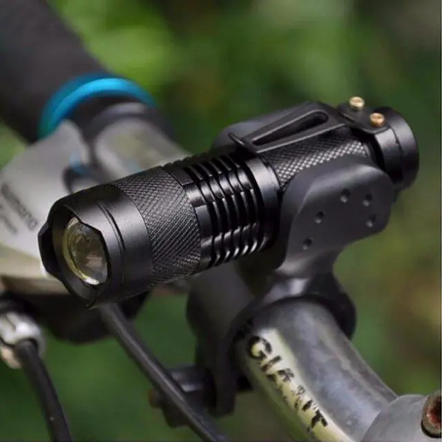 Alt view image 5 of 5 - Light LED Flashlight SK68 Purple Violet 395nm Torch Lamp 3 Modes Zoomable Tactical Hunting Camping Linternas